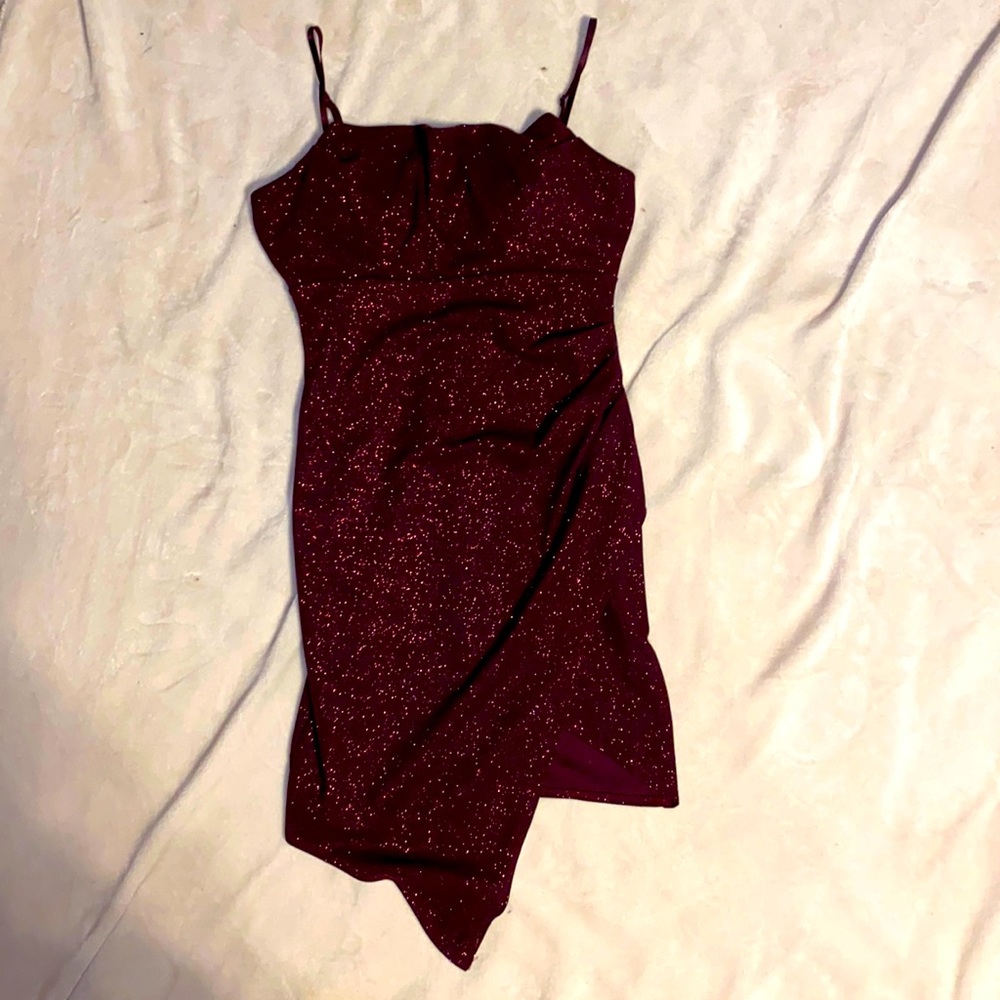 Maroon homecoming dress